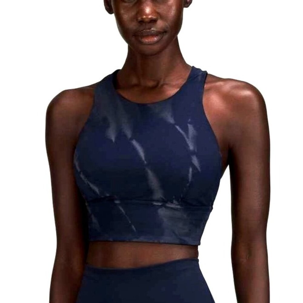 size 4 NWT Lululemon Wunder Train Longline Bra Fade *Medium Support, C/D‎ Cup